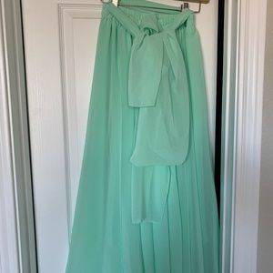 Tulle maxi skirt